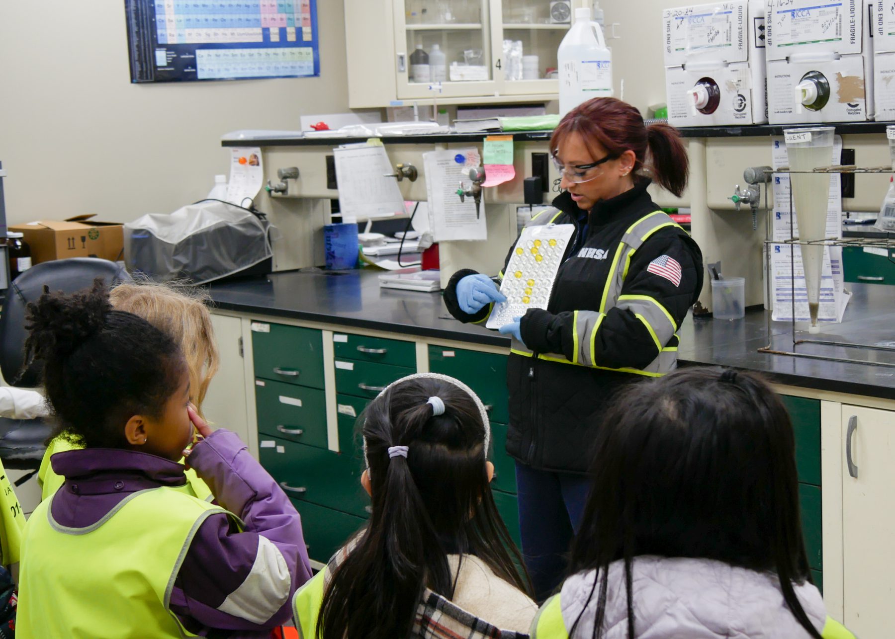 Tessa students visited local sewerage authority for their STEM enrichment. 