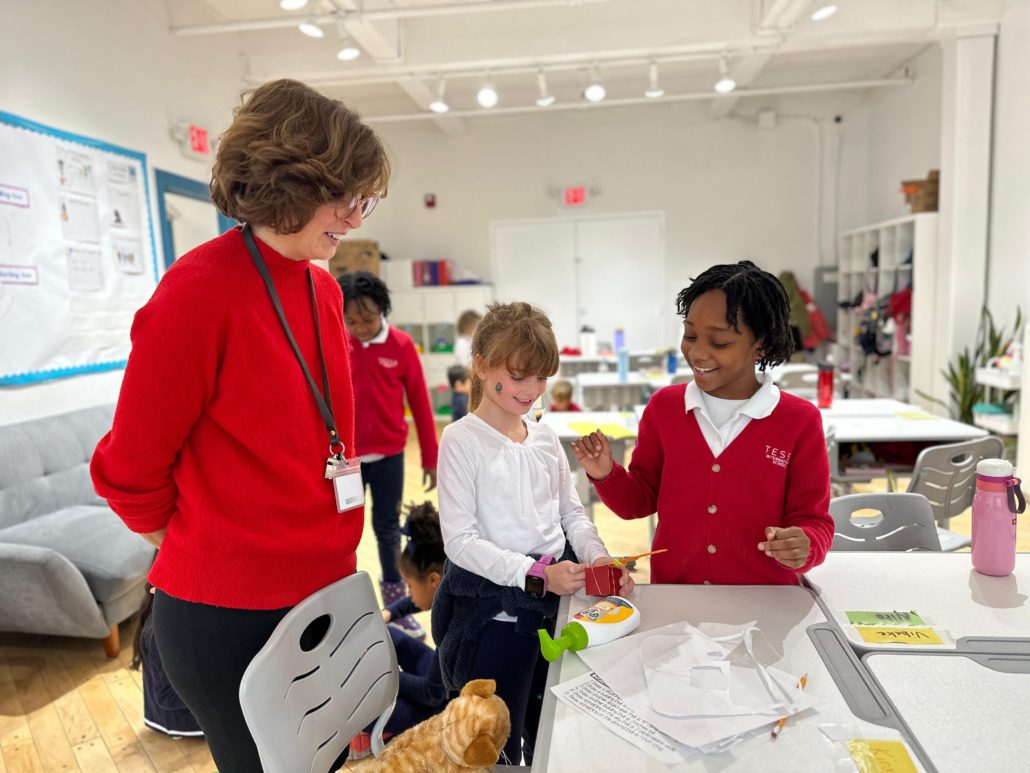 Students from primary division explore their maximum potential with our teacher at Tessa International School.