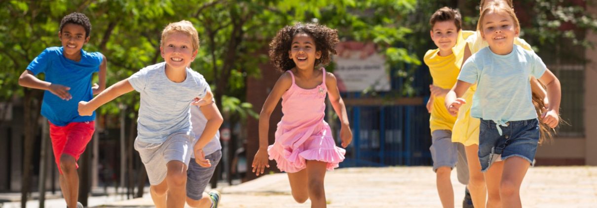 Children engage in physcial activities at Tessa Summer Camp.