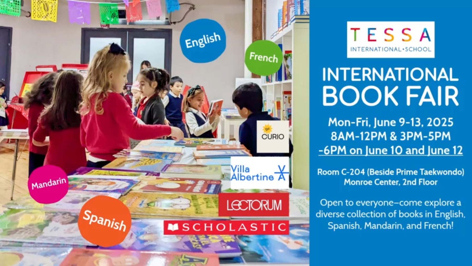 International Book Fair at Tessa International School in June 2025